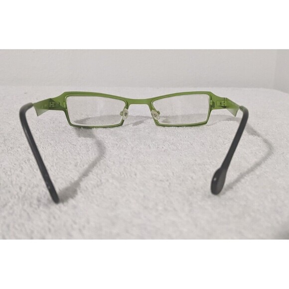 Vintage Lunettes Anne et Valentin Truman B 49 Eyeglasses Green Titanium Frames main image 5